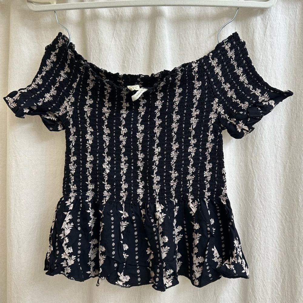 Japana Off the Shoulder Printed Top